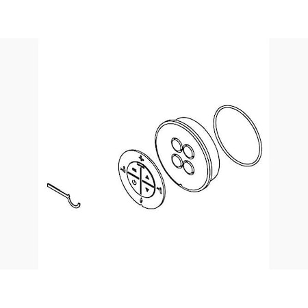 Kohler Cover/Cb Assembly, Flagship Massage 1020678-C-96